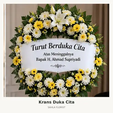 Krans Bunga Duka Semarang Barat